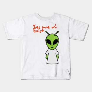 The Aliens are here Kids T-Shirt